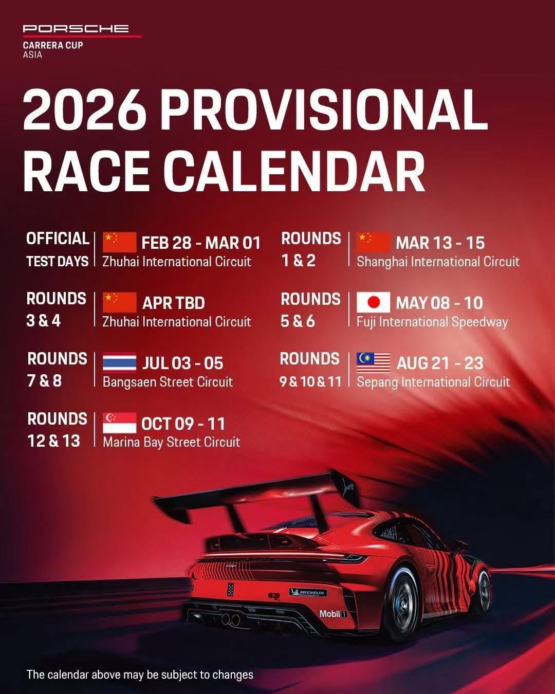 Winbox Racing Joins Porsche Carrera Cup Asia 2026 with Team610