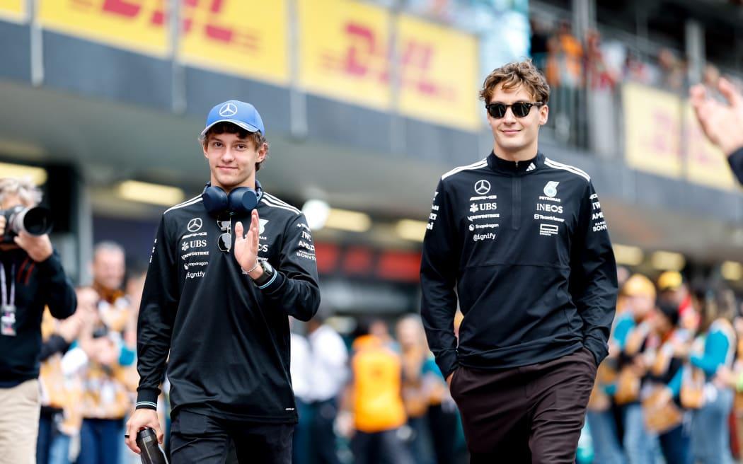 Mercedes Dominates Azerbaijan GP Practice as Russell Leads Antonelli 1–2