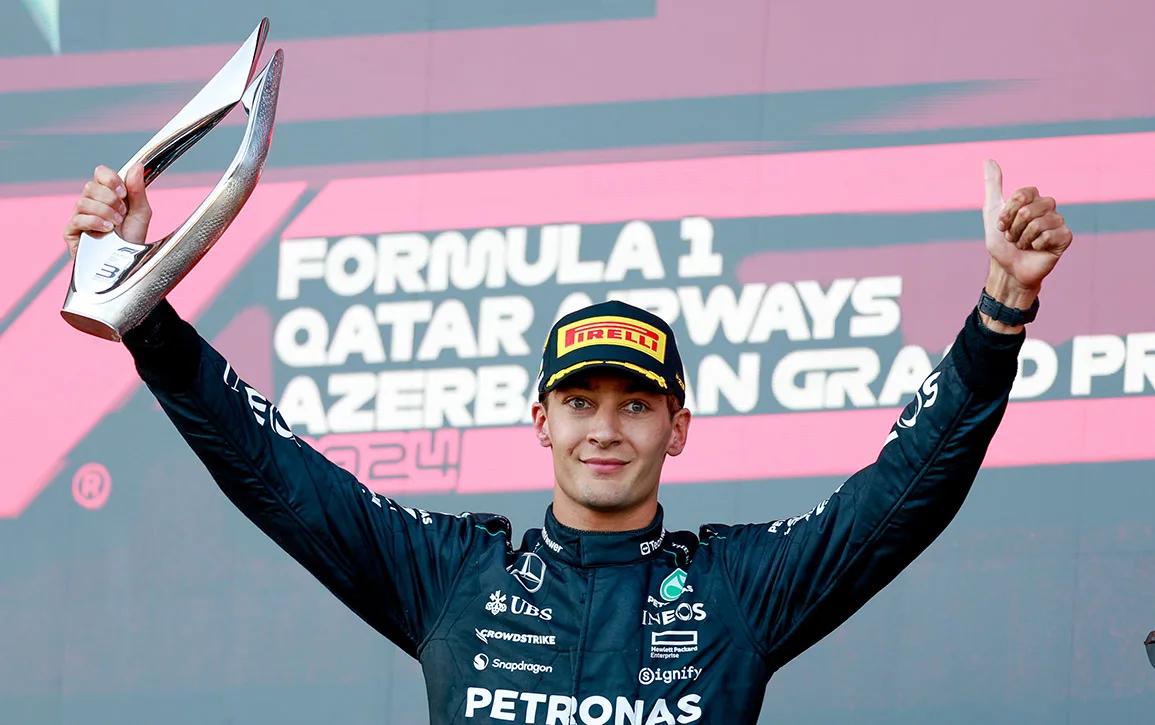 George Russell Wins Azerbaijan GP After Verstappen Battle