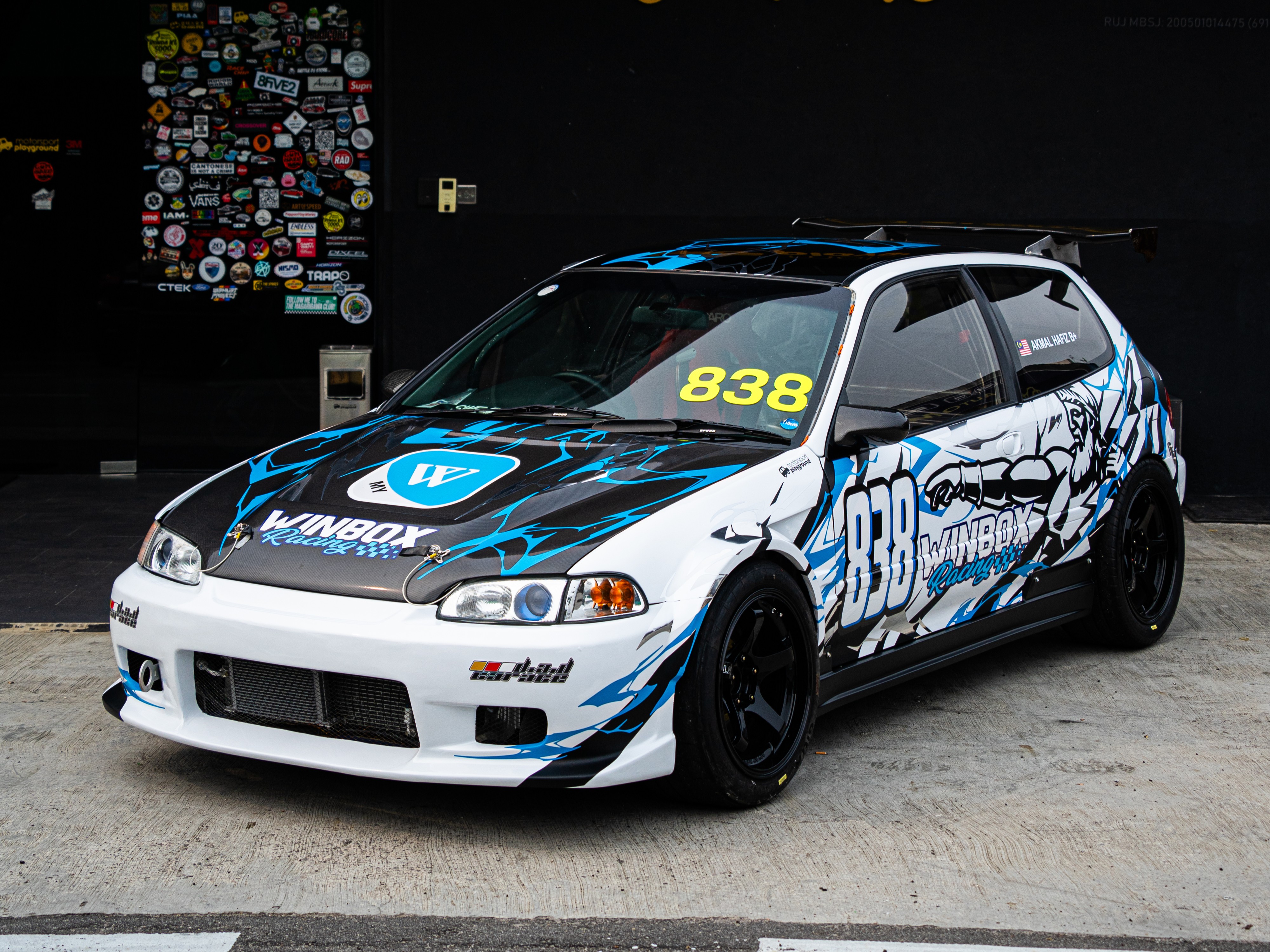 Zeus-Inspired Honda Civic EG6 Livery for MSF K-Series Battle 2026